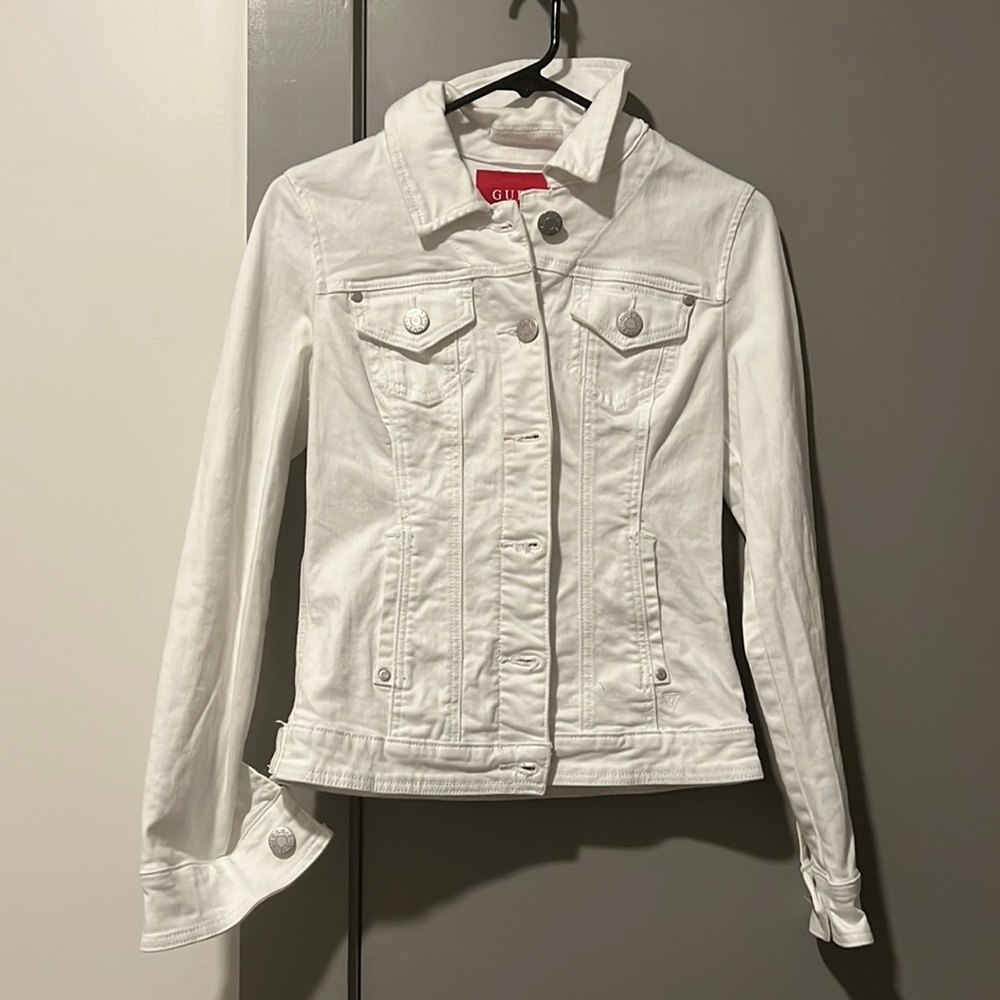 GUESS white jacket